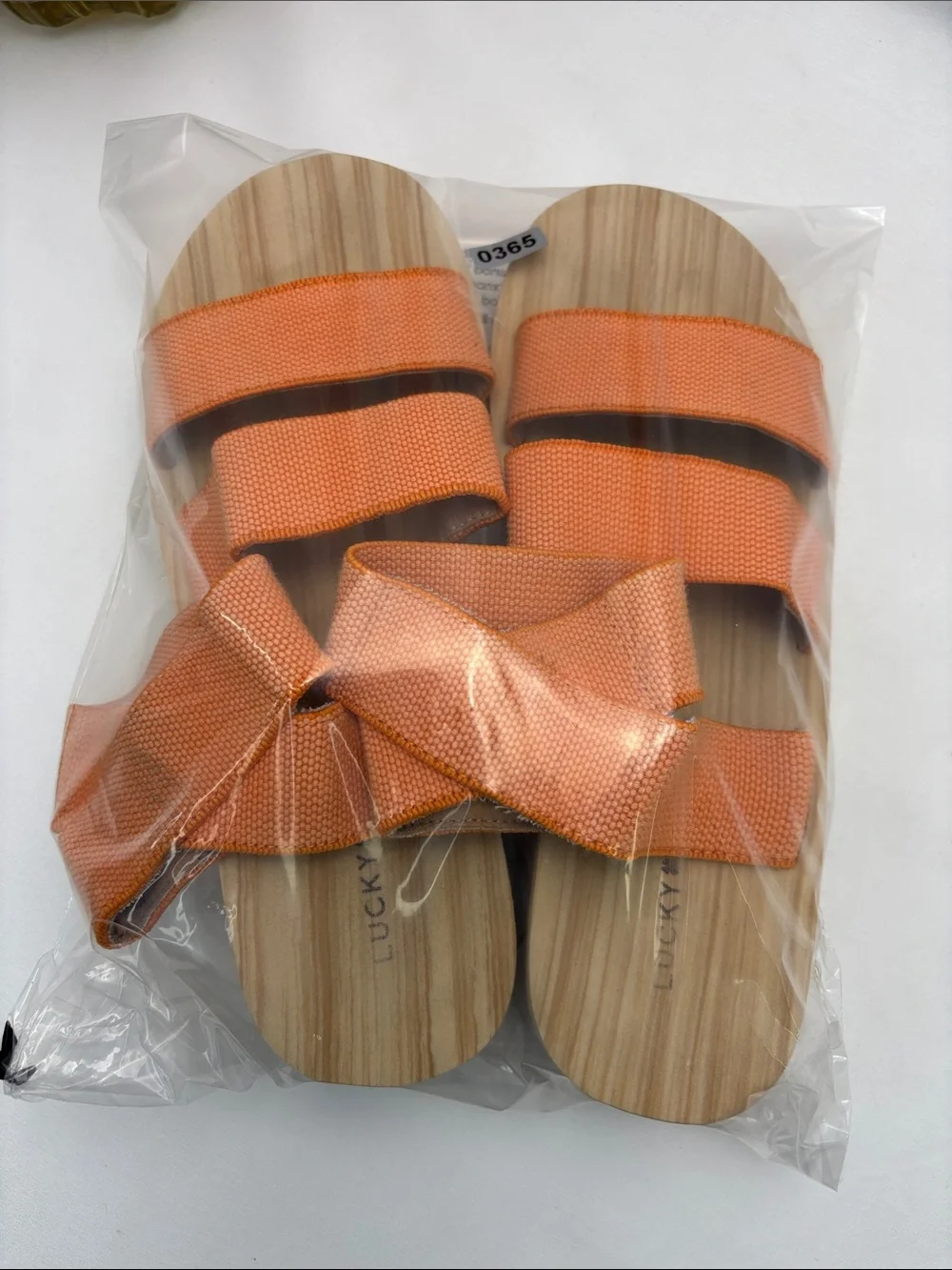 Lucky Brand bold orange