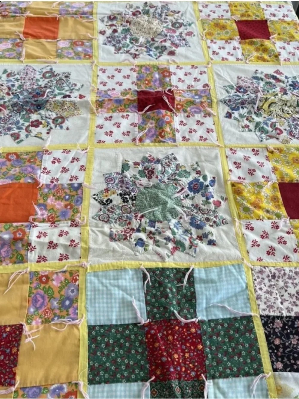 Vintage feedsack floral