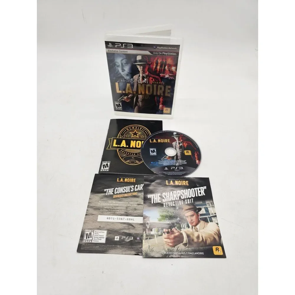 L.A. Noire  Exclusive Content (Sony Playstation 3, 2011) PS3‎ - CIB TESTED