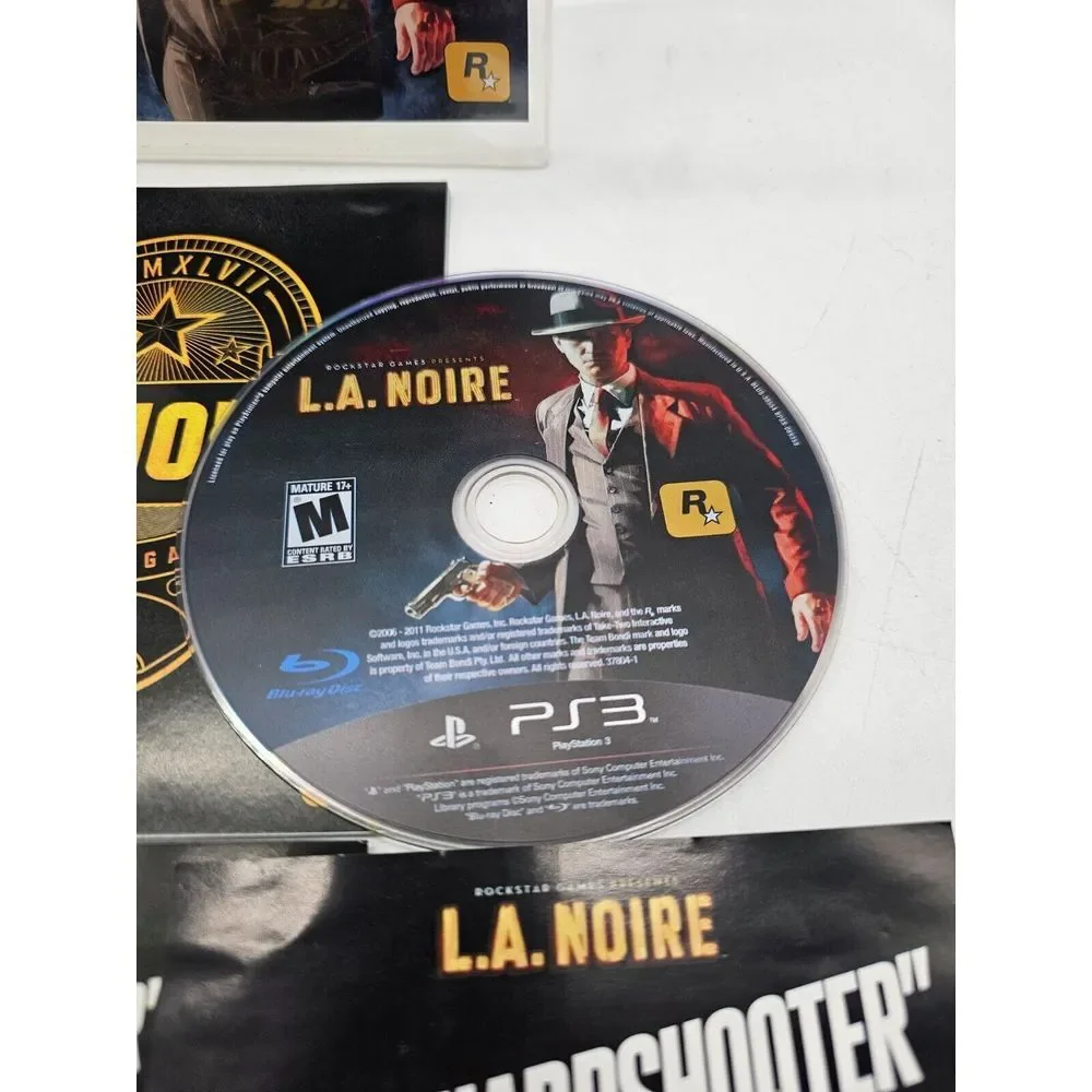 L.A. Noire  Exclusive Content (Sony Playstation 3, 2011) PS3‎ - CIB TESTED