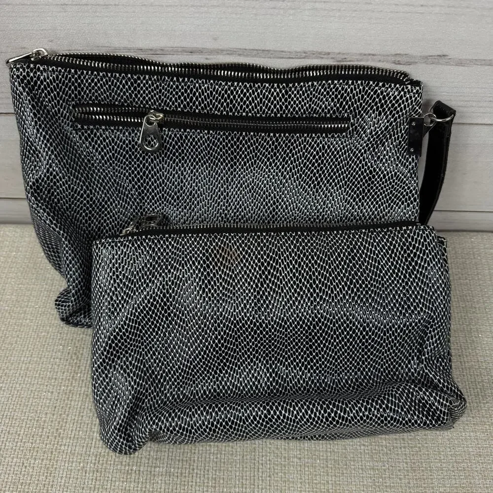 MOR Travel‎ Bags Cosmetics Travel Lot of 2 Black Gray