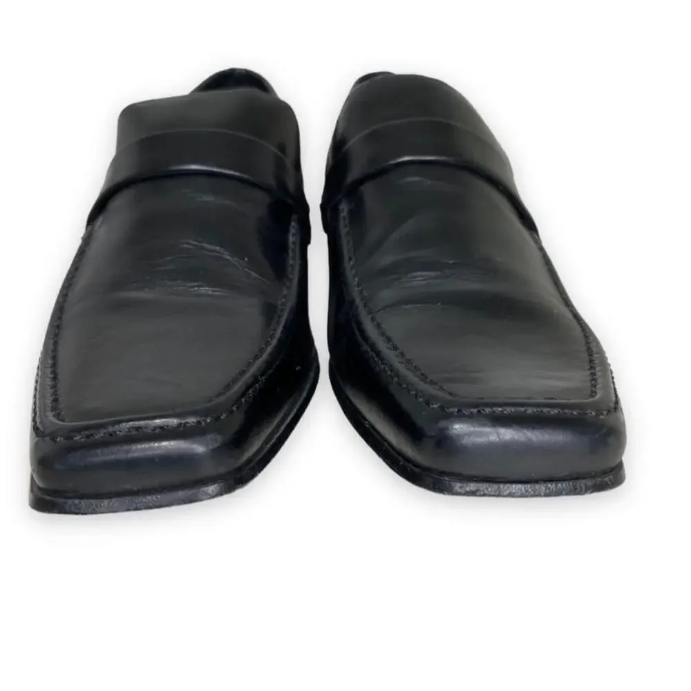 Zara black leather