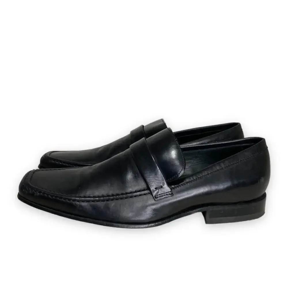 Black Leather Dress Loafer