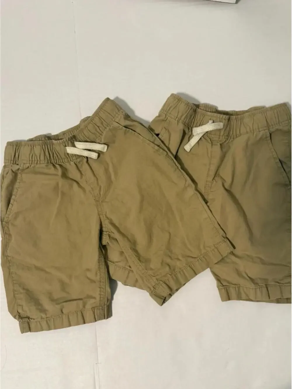 The Children's Place Boys Khaki Pull-On Shorts Bundle Size 7