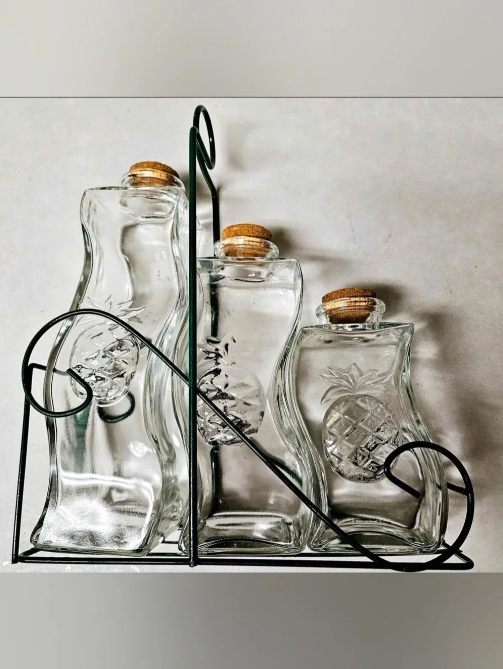 Alco Countryside 4 pc. Glass Pineapple Storage Set