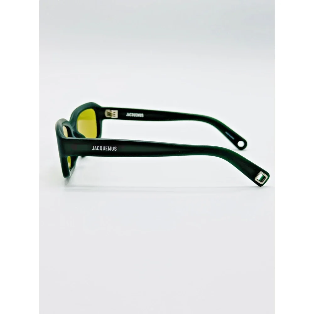 Jacquemus Sunglasses MARINO JAC64 C2 Matte Green Frame Green Lens 55-20-135 New