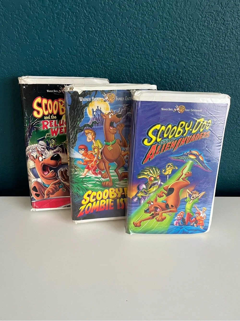 Scooby doo VHS Trio Zombie Island Reluctant Werewolf Alien Invaders