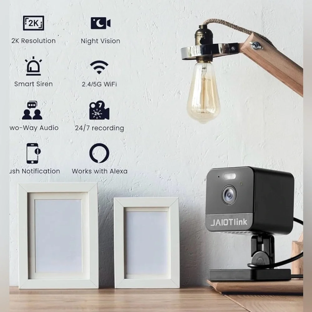 Smart HD Camera 2 Pack for Indoor Use Only supports set up