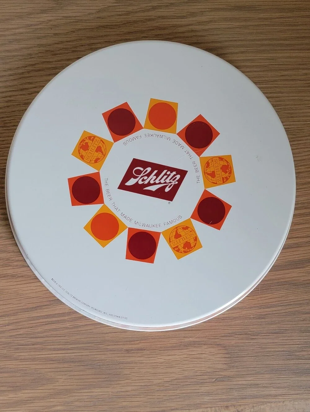 Schlitz Retro Logo Serving Tray