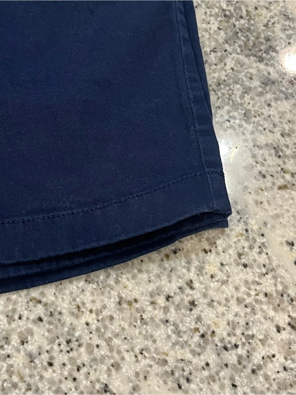 J.CREW Men’s Preppy Blue 34” Chino Shorts Cotton 9” Inseam Flat Front Zip