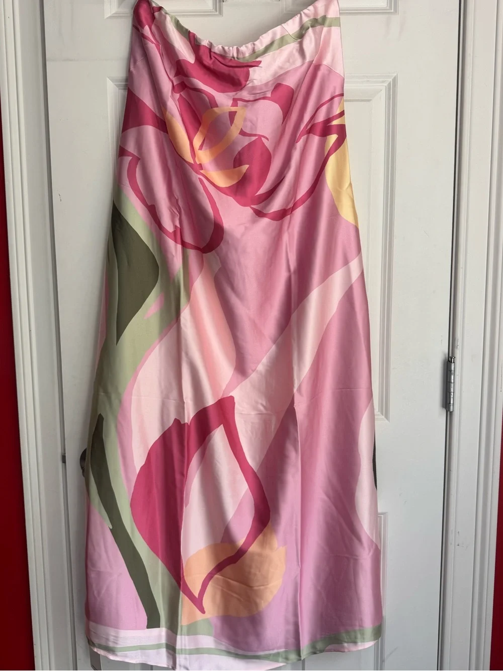 NWT Abercrombie Julia Strapless Slip Maxi Dress