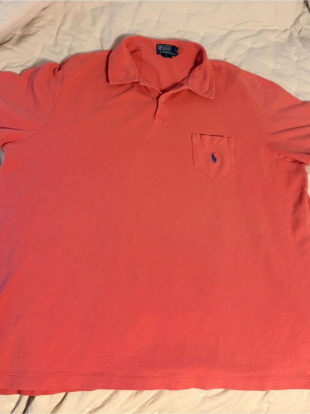 Ralph Lauren Men’s Coral Pocket Polo Shirt