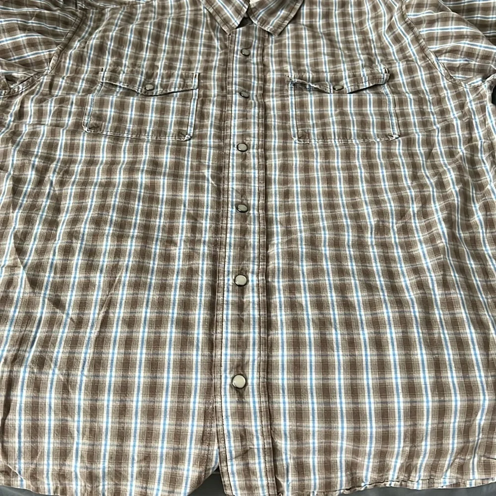 North Face Plaid Button Down Shirt Size XL