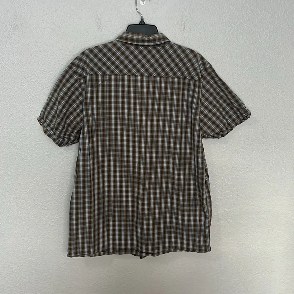 North Face Plaid Button Down Shirt Size XL