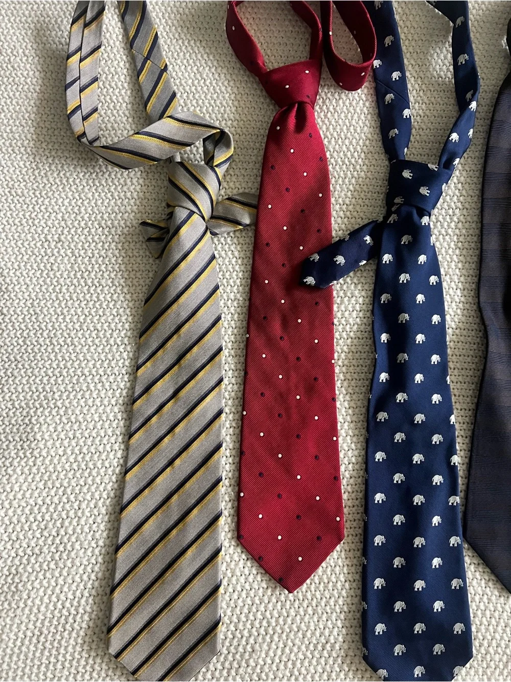 Collection of Banana Republic ties (Italy/Turkey)