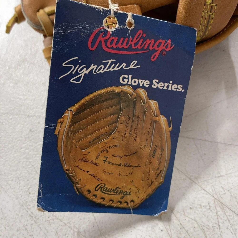 Vintage Rawlings Baseball Glove 11.5 Wade Boggs Signature Infield RBG75