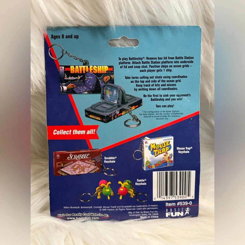 Basic Fun battleship keychain