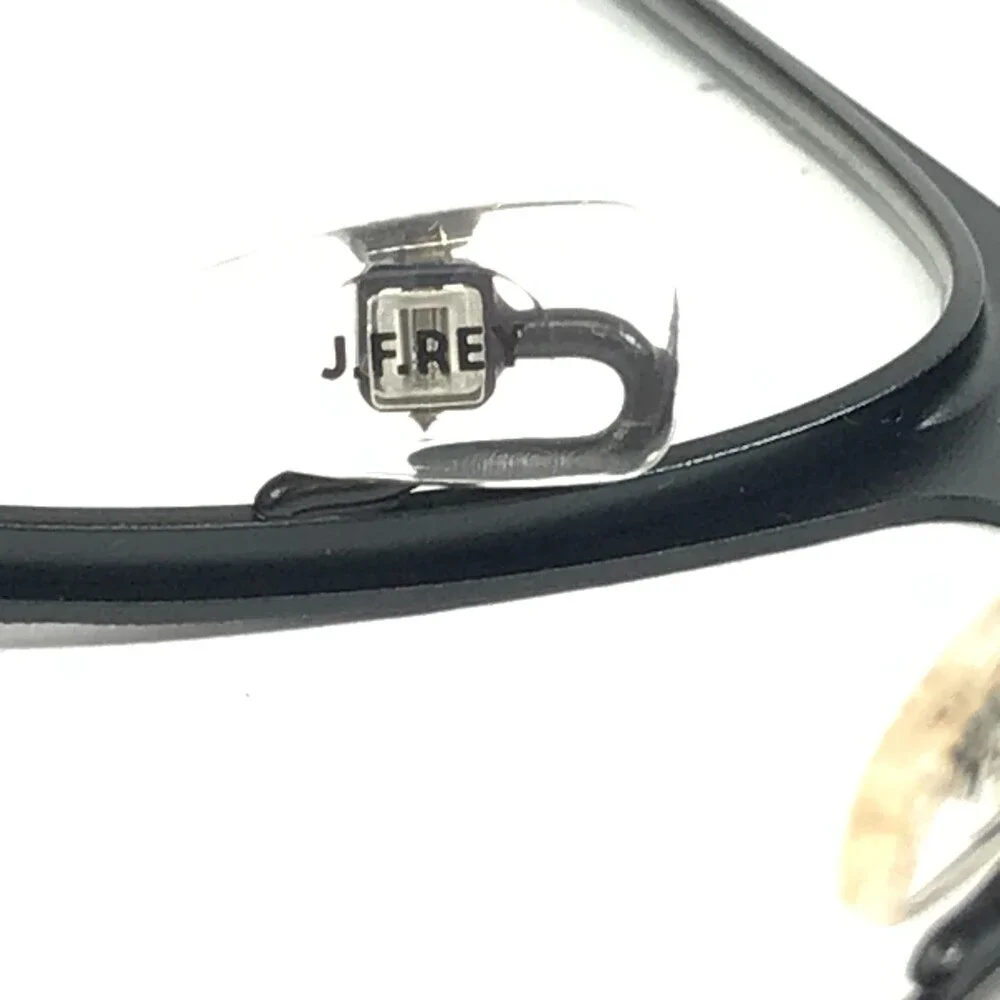 J.F. Rey Eyeglasses Frames JF2598 0000 Matte Black Textured Webbed 56-18-135