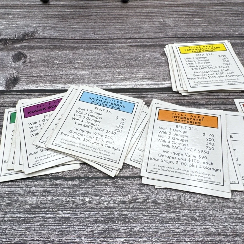 Hasbro monopoly nascar