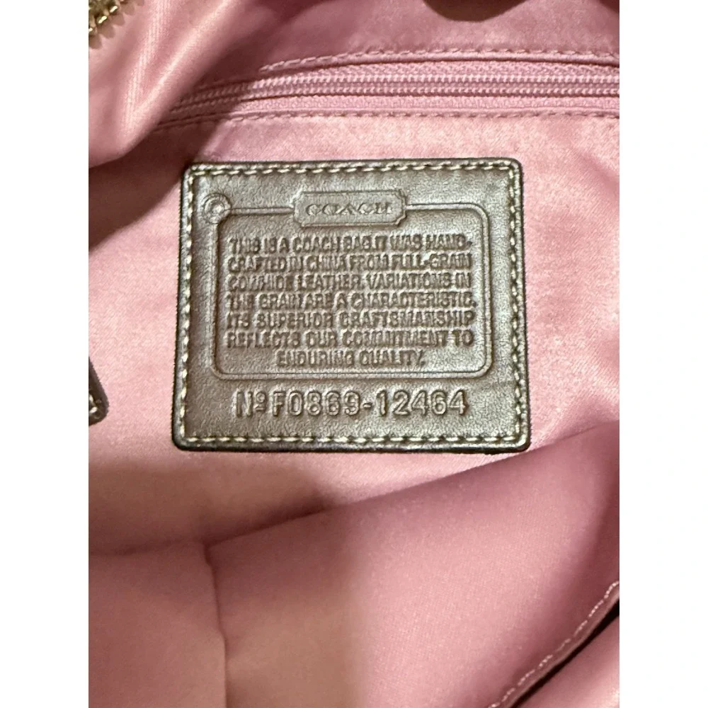 COACH Vintage Hampton Horsebit Burnished Leather Ergo Bag