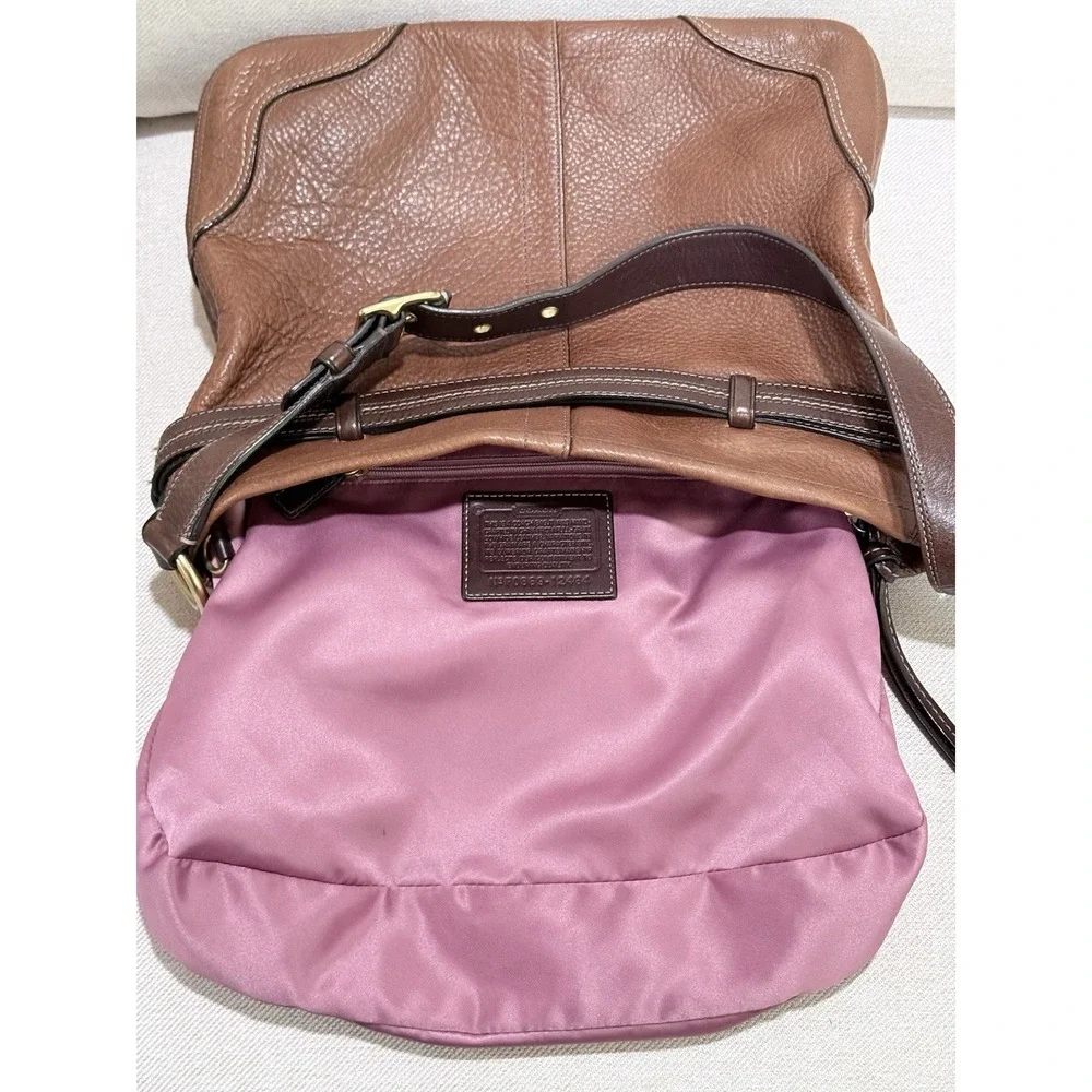 COACH Vintage Hampton Horsebit Burnished Leather Ergo Bag