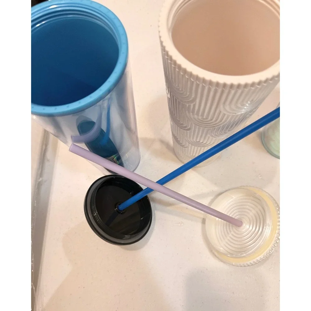 Starbucks Mermaid Color Tumbler Lot 4 Ocean Siren Pearl Shell Iridescent 24 oz