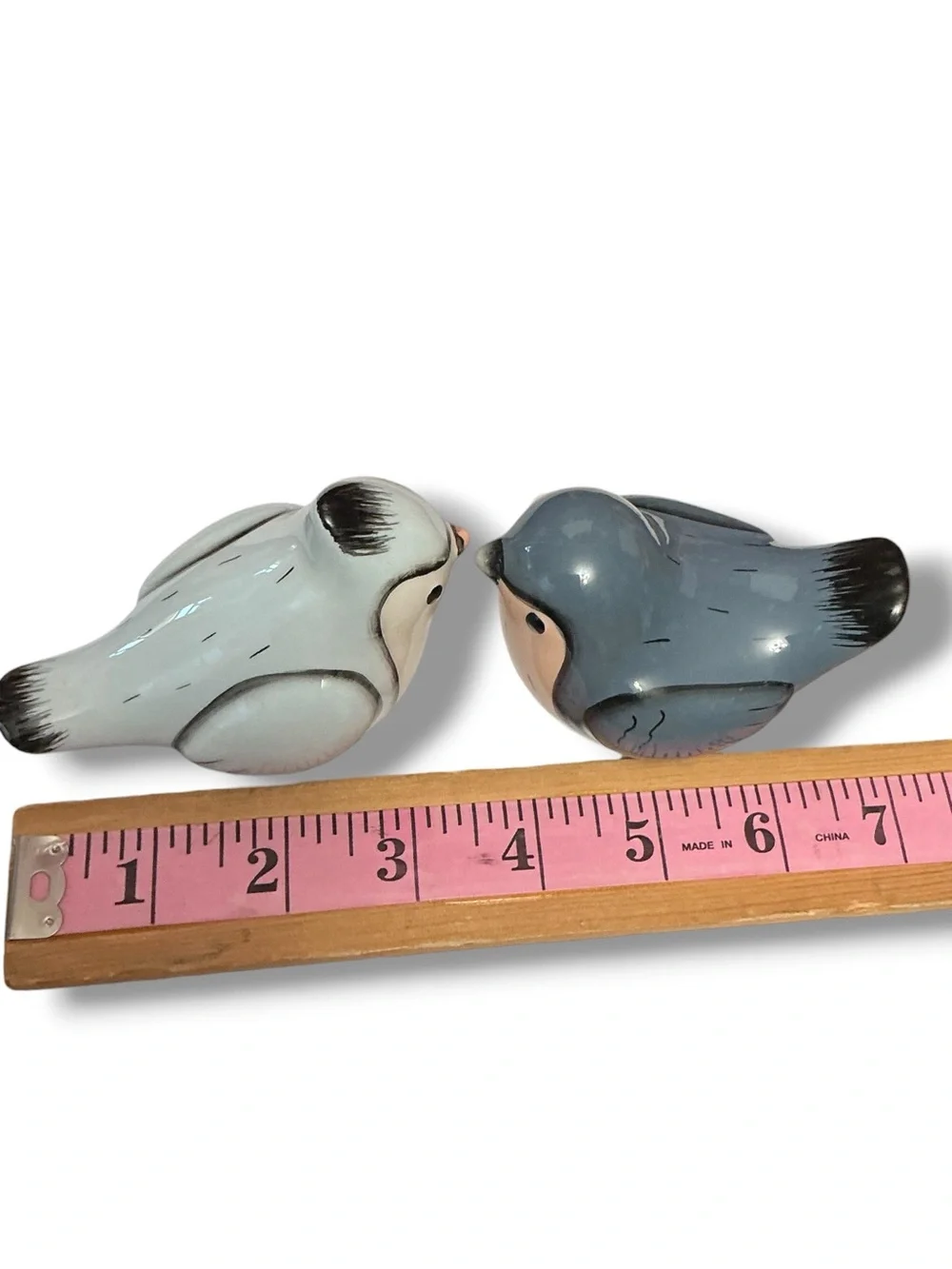 Target Ceramic Bird Figurine Pair in Blue & Cream