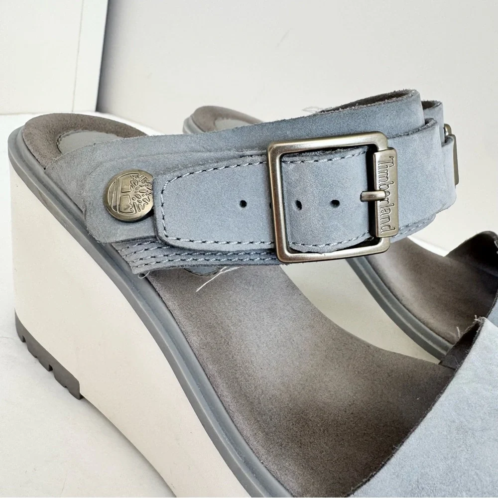 Timberland Koralyn Wedge Sz 6.5 Gray