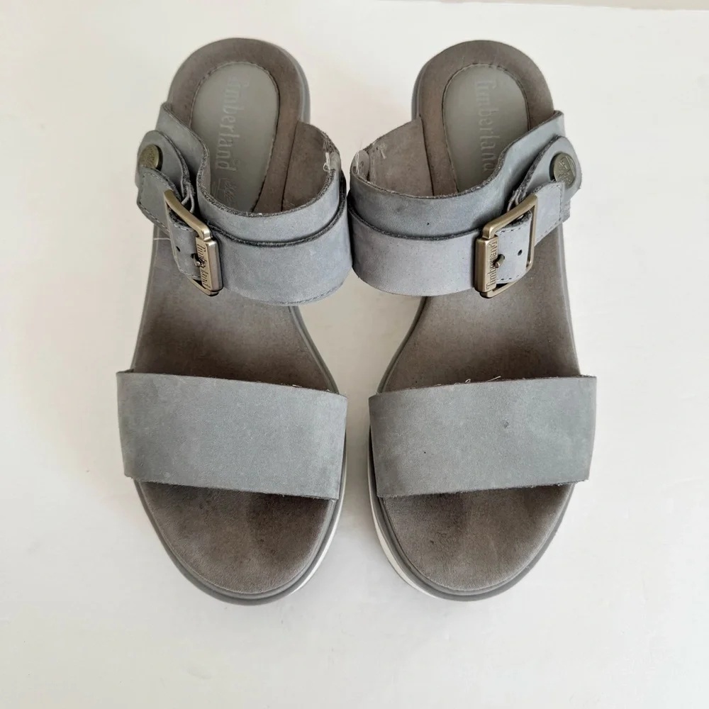 Timberland Koralyn Wedge Sz 6.5 Gray