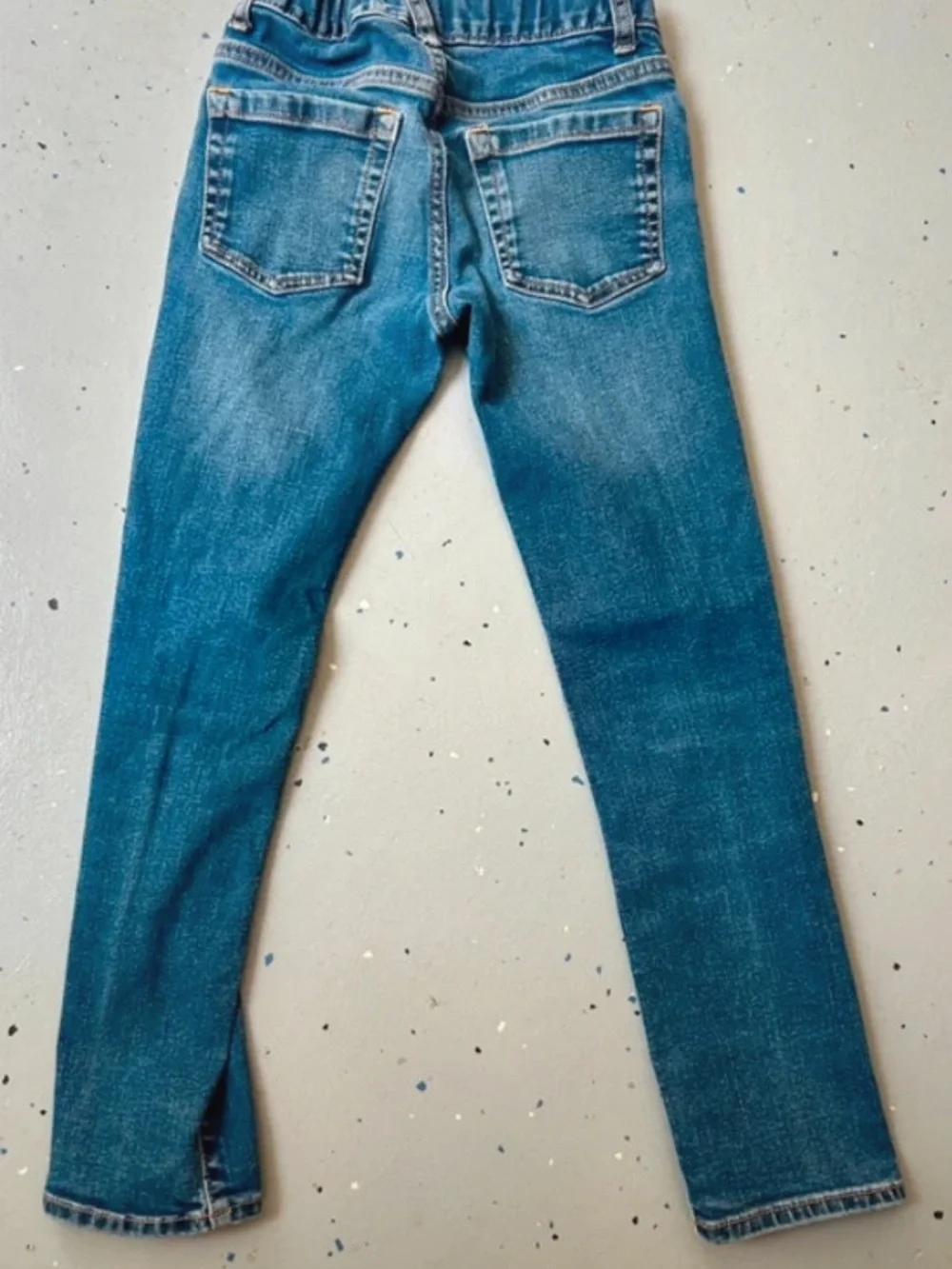 Girls Distressed High-Rise Skinny Jeans - Bundle of 3 blue and black size 8