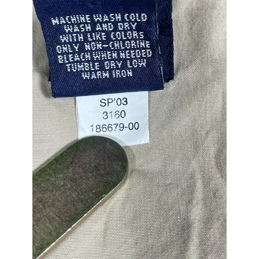 Y2K Vintage GAP Jacket Kids L Green Military Field Coat Utility
