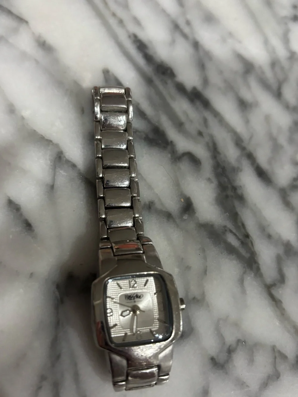 Mossimo Silver Square Bracelet Watch Y2K Minimalist