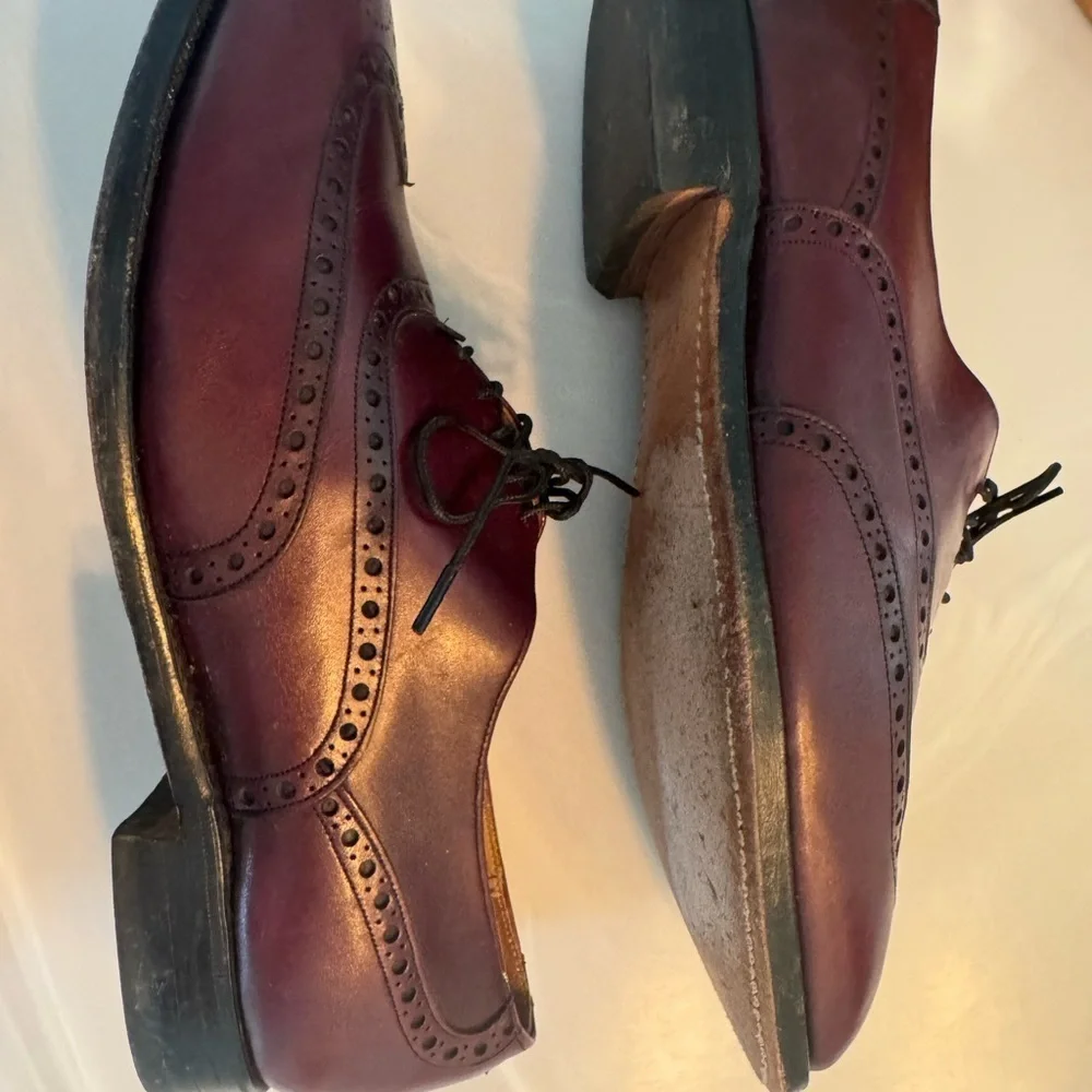 Johnston & Murphy Burgundy Aristocraft Shoes  US 9.5
