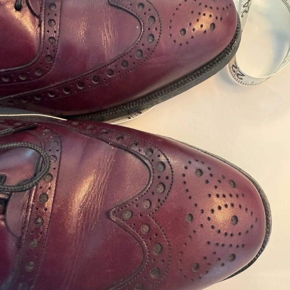 Johnston & Murphy Burgundy Aristocraft Shoes  US 9.5