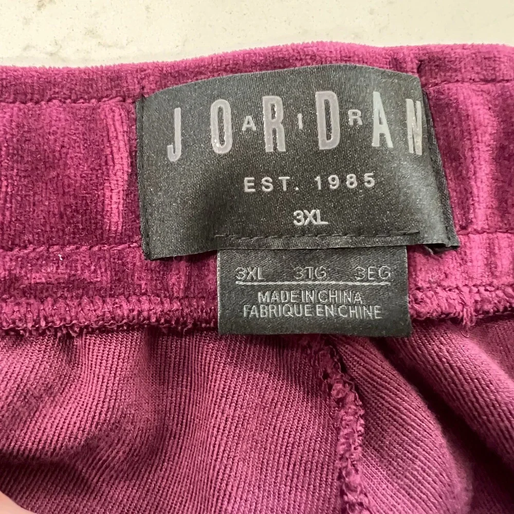 Jordan brand velour