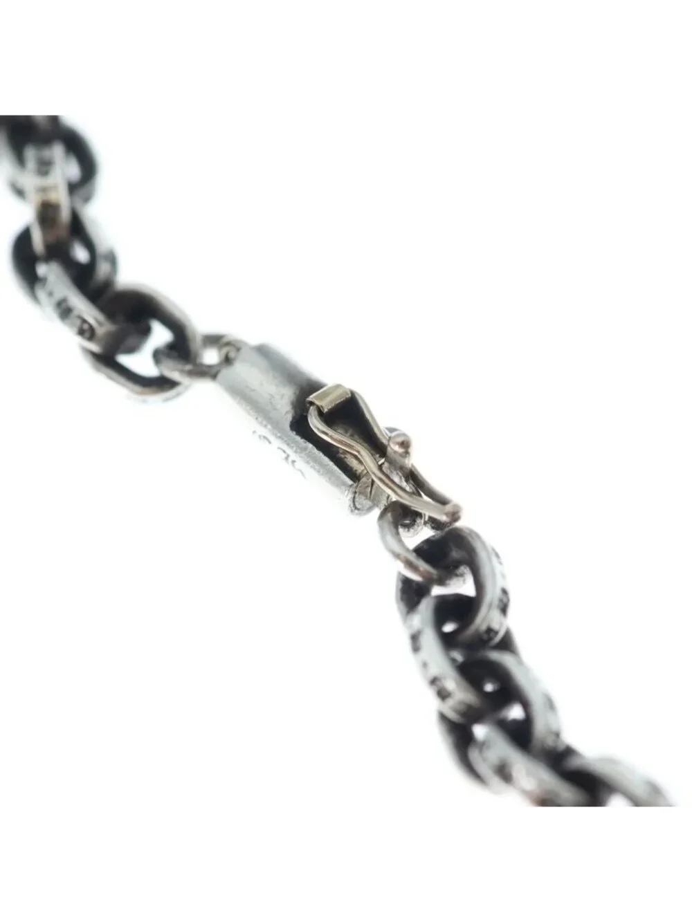 Chrome Hearts Paper Chain 20 Necklace Silver