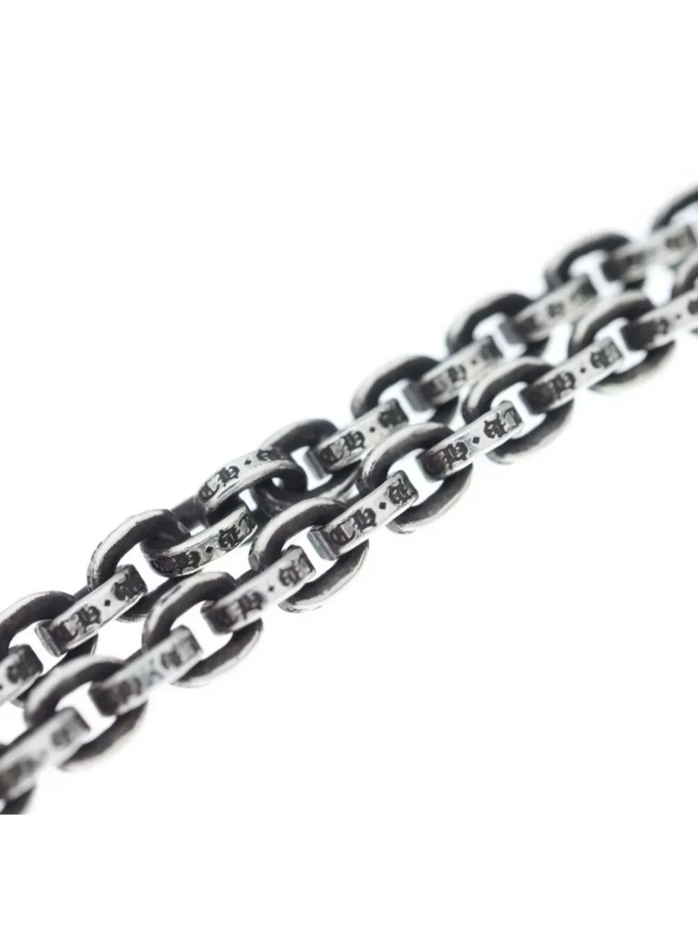 Chrome Hearts Paper Chain 20 Necklace Silver