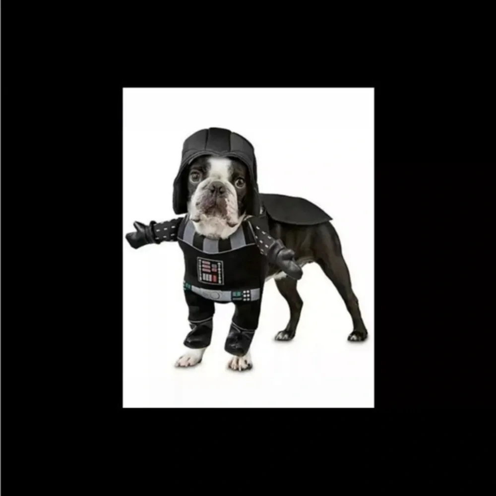 Darth Vader Pet Costume with sounds. Size Medium. (No hat or Cape)