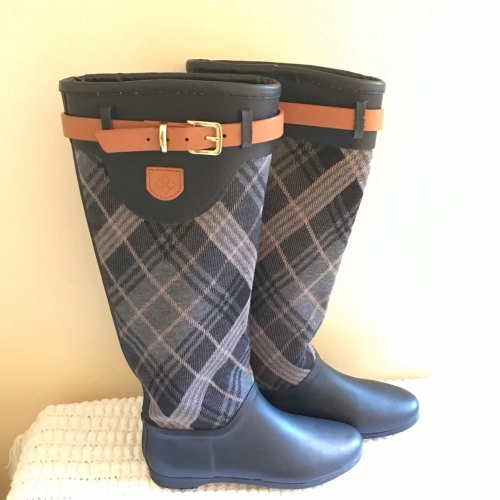 Dav Weston Tall Plaid Boots