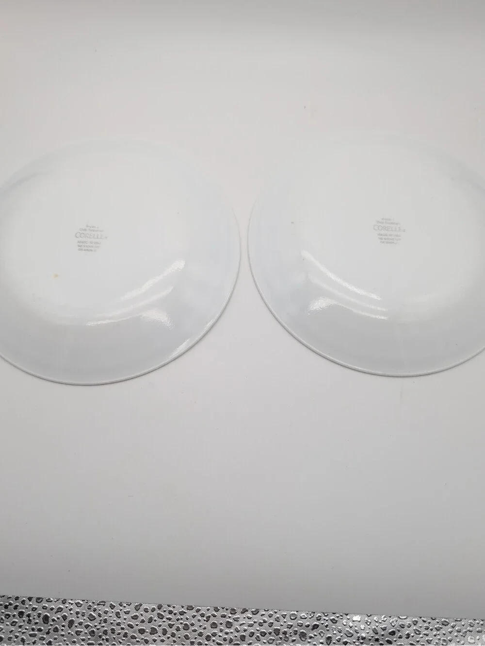 Corelle Classic Cafe Black Bread/Dessert 6-3/4”Plates Set Of 2 USA Pre-owned USA