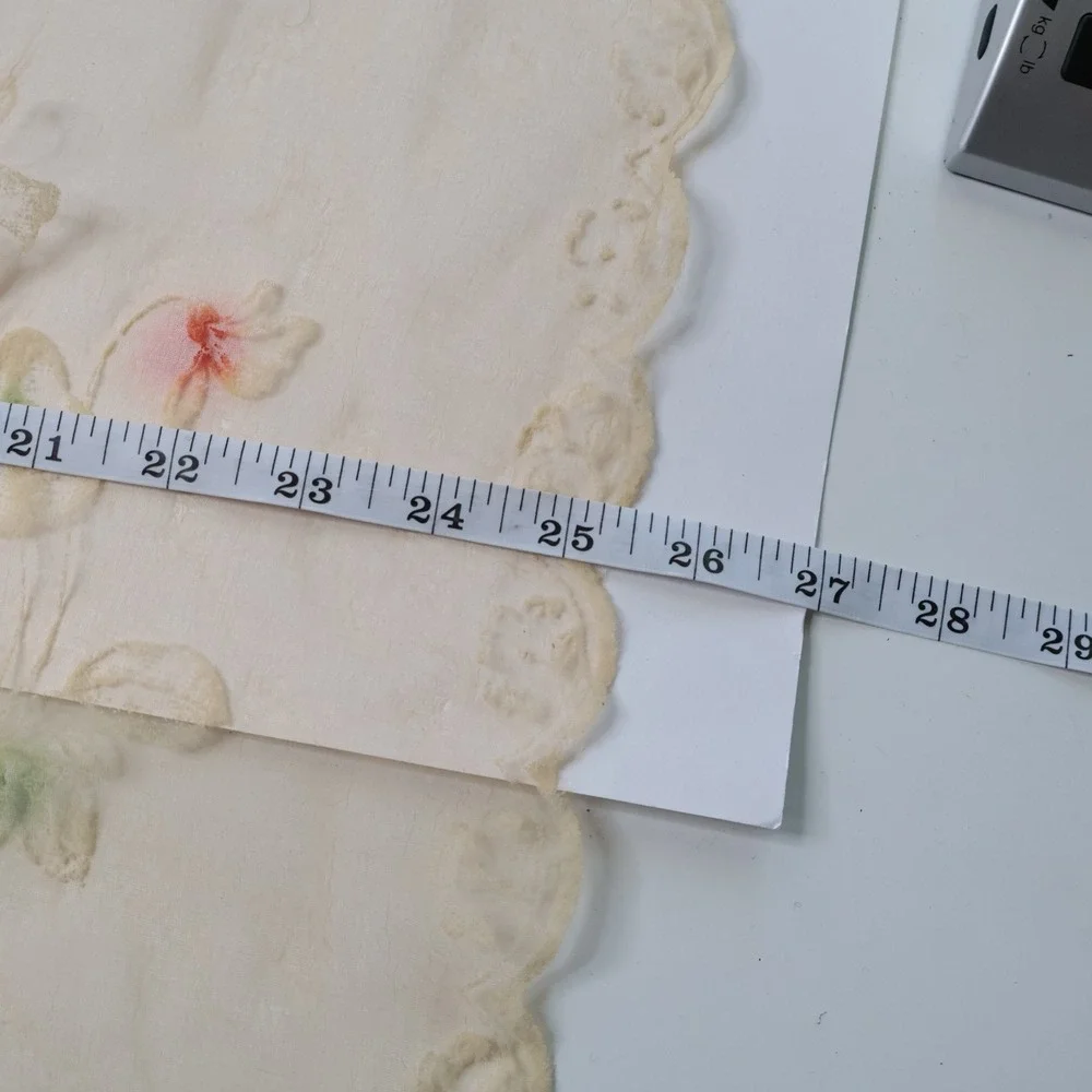 Vintage floral embroidered