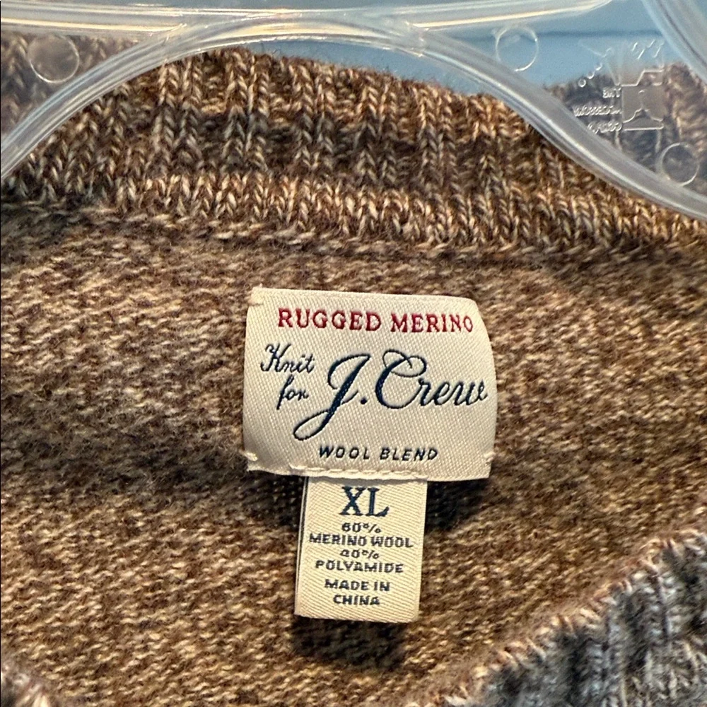 J. Crew brown heater