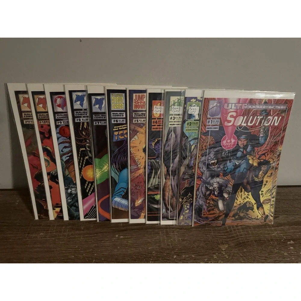 Ultraverse Solution 1-11 Comic Book Lot