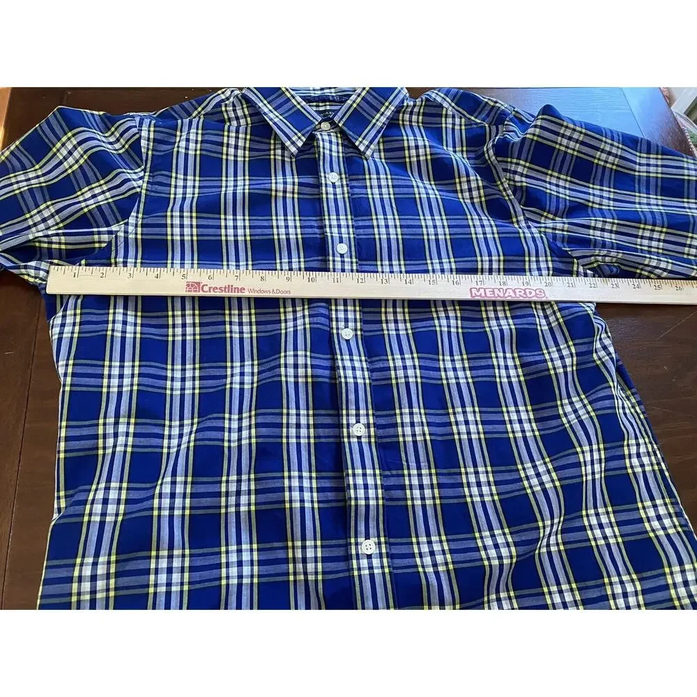 Banana Republic Men’s Long Sleeve Shirt Large Striped Night Out‎ Career Casual