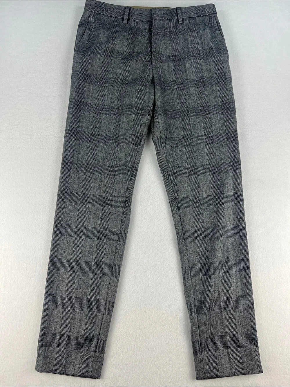 Banana Republic Gray Plaid Dress Pants