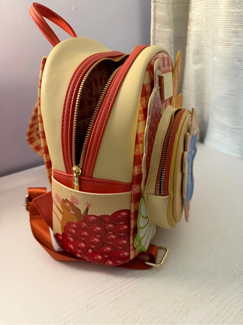 Limited Edition Disney Pixar Loungefly Ratatouille Charcuterie Mini Backpack