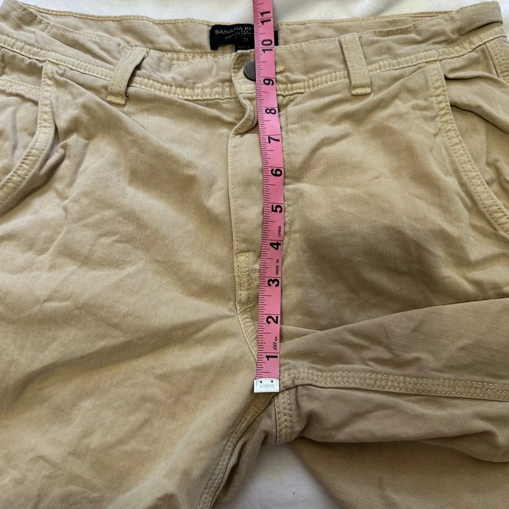 Men's Banana Republic chino shorts Size 31 Tan surplus twill shorts