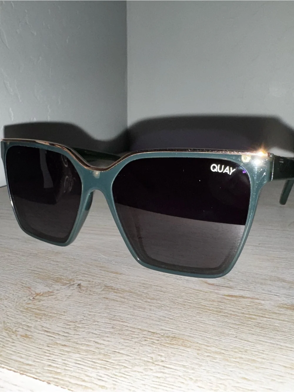 Quay Australia Women's Dark Green After Party Sunglasses