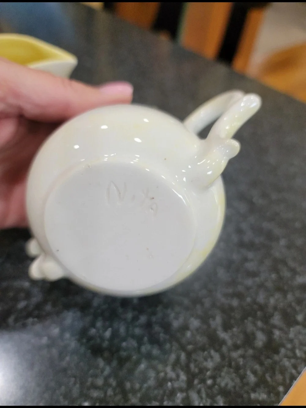 N/A table painted creamer