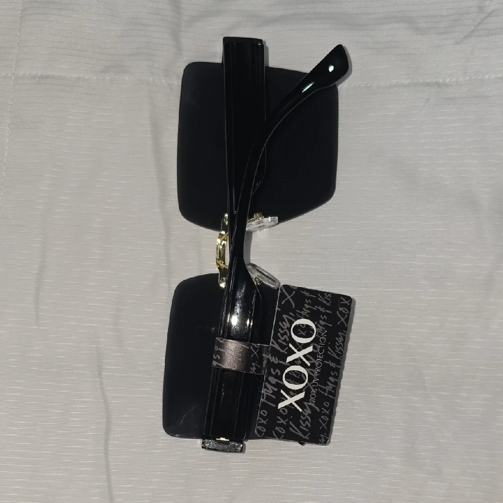 XOXO Gold and Black Oversized‎ Sunglasses